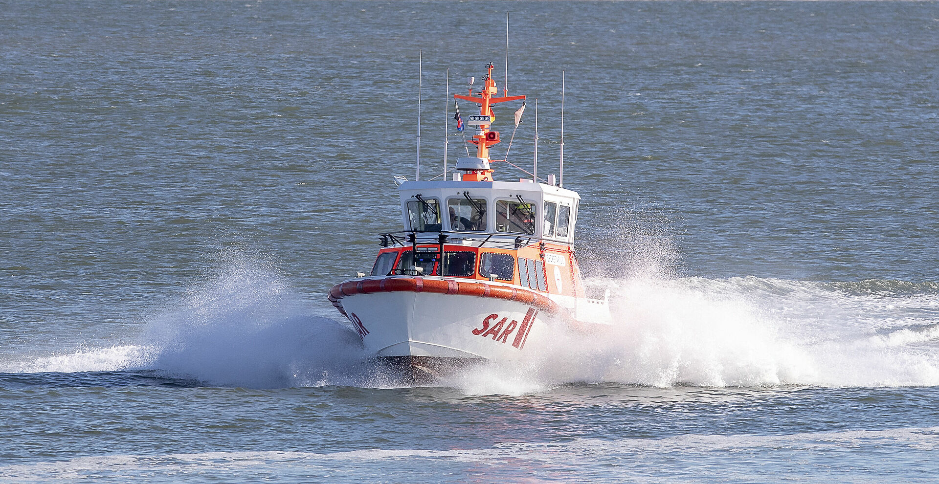 Seenotrettungsboot SECRETARIUS auf Langeoog im Einsatz