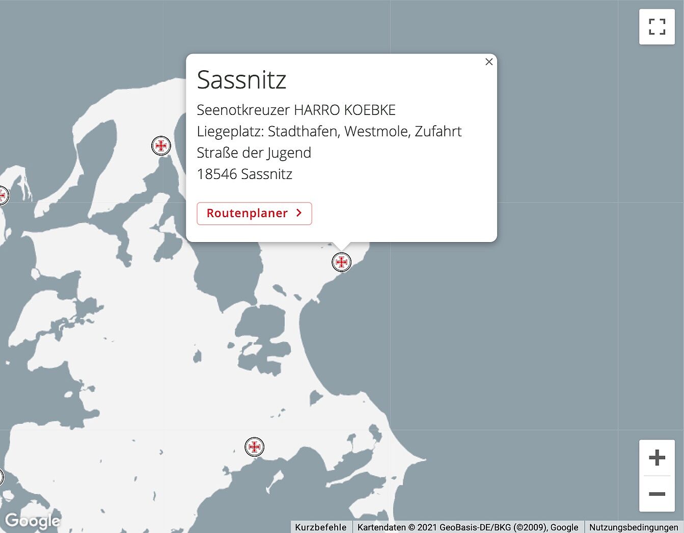 Google Maps Sassnitz