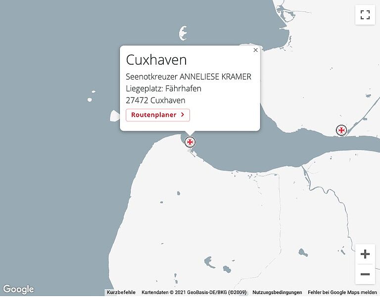 Google Maps Cuxhaven