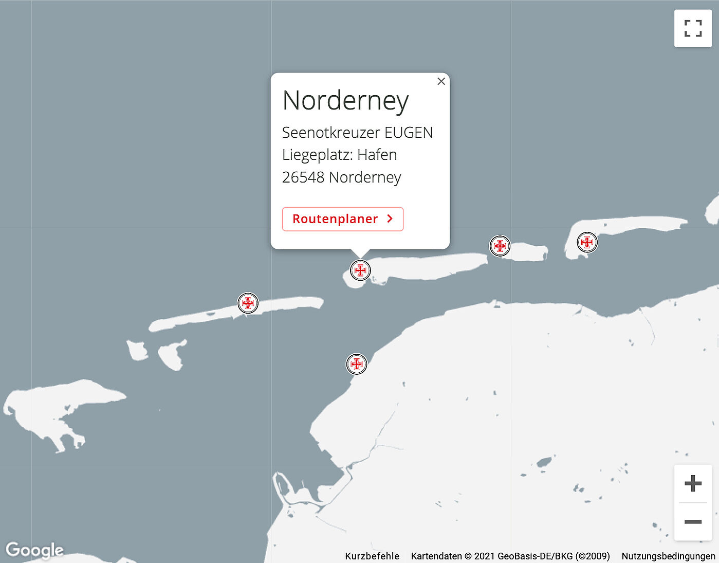 Google Maps Norderney