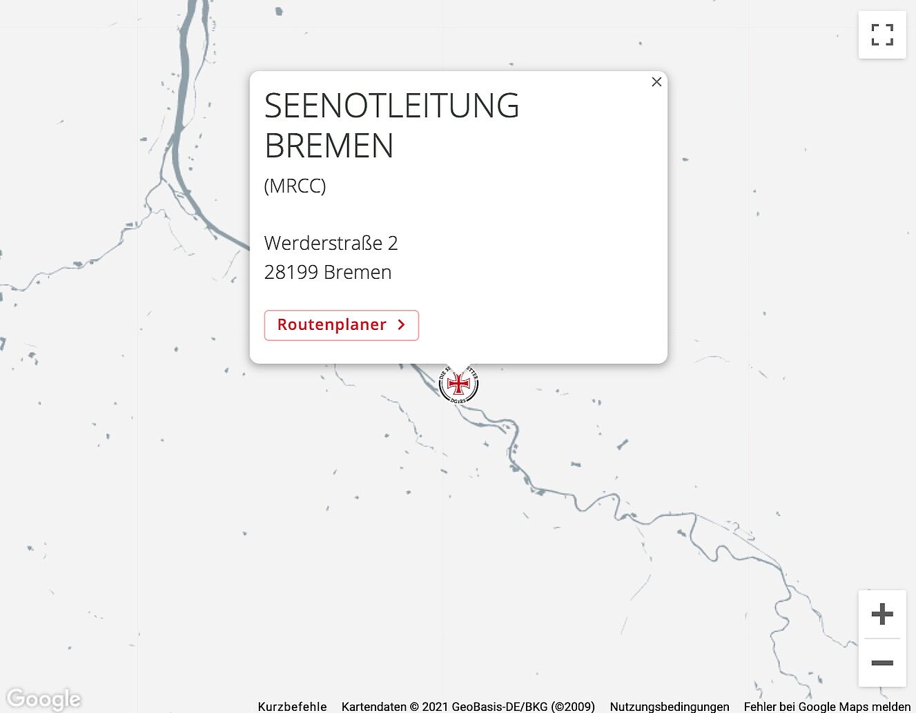 Google Maps Seenotleitung Bremen