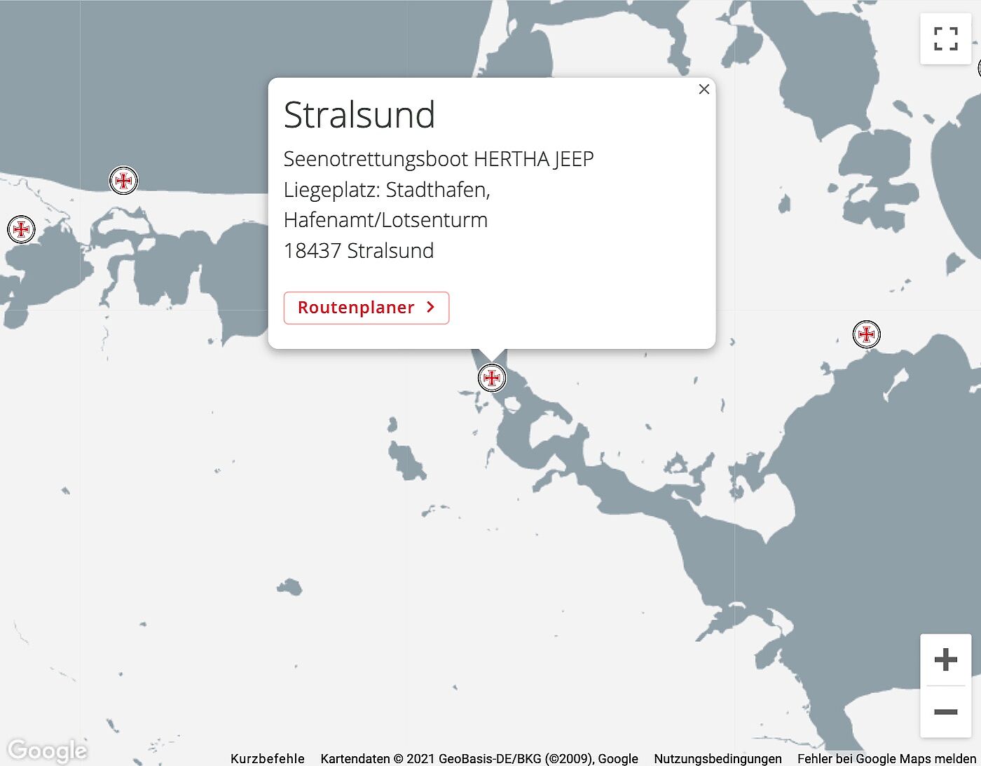 Google Maps Stralsund