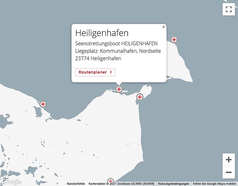 Google Maps Heiligenhafen