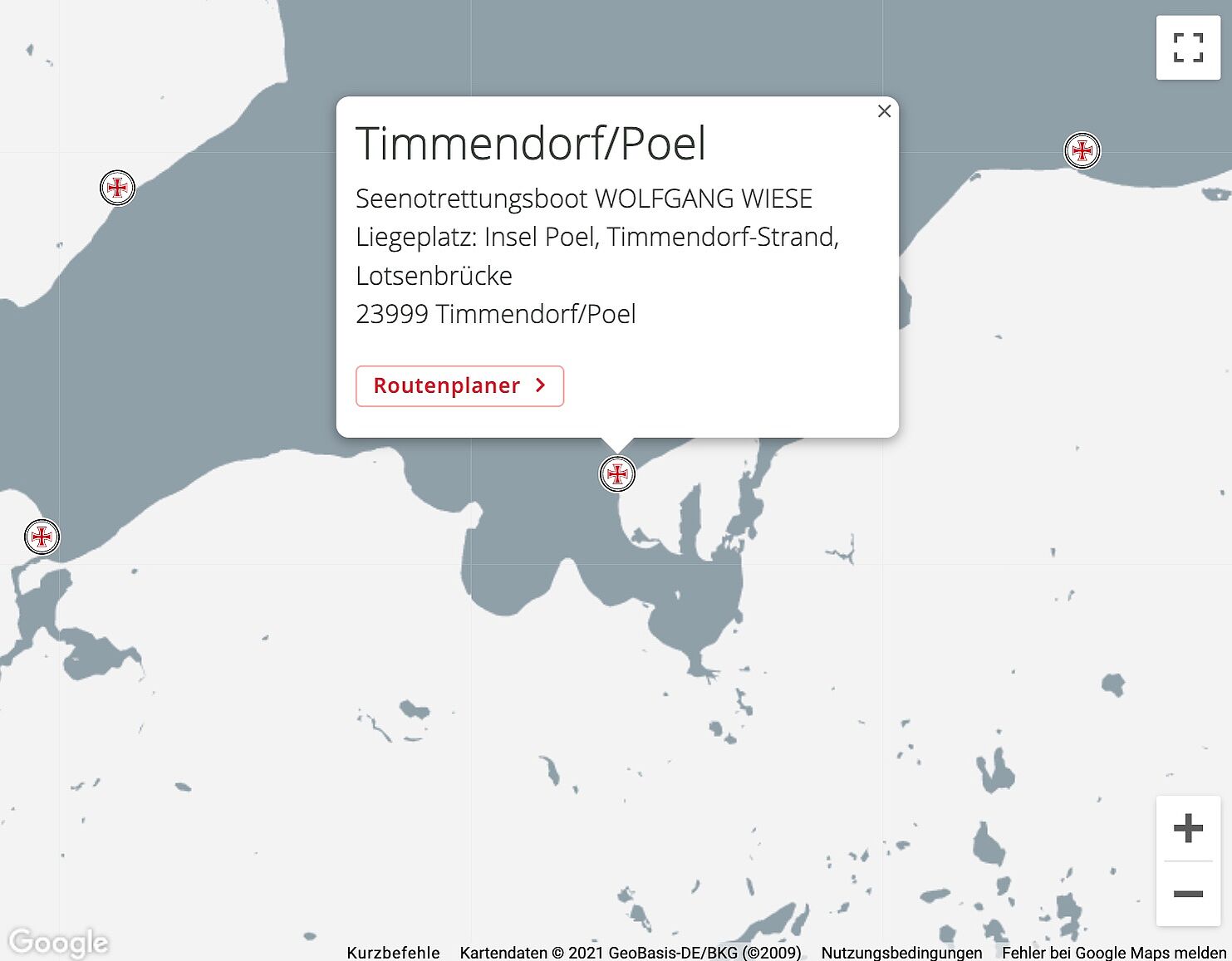 Google Maps Timmendorf
