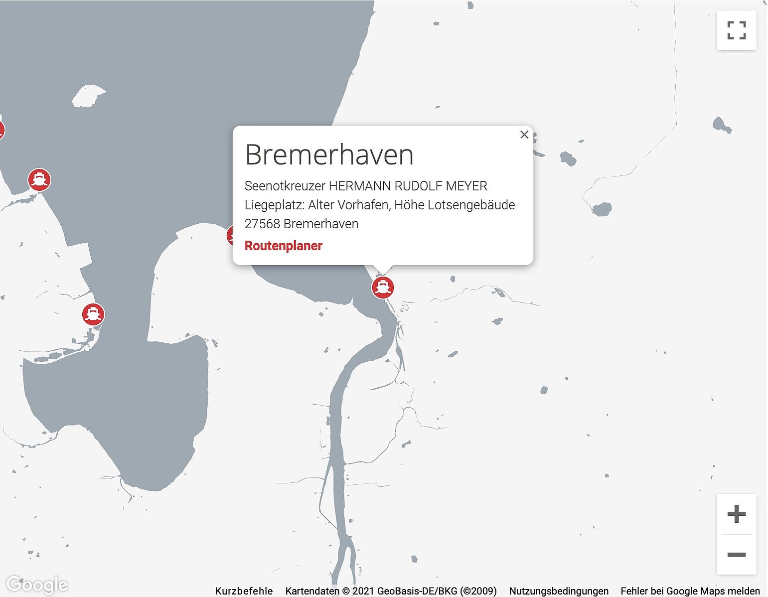 Google Maps Bremerhaven 