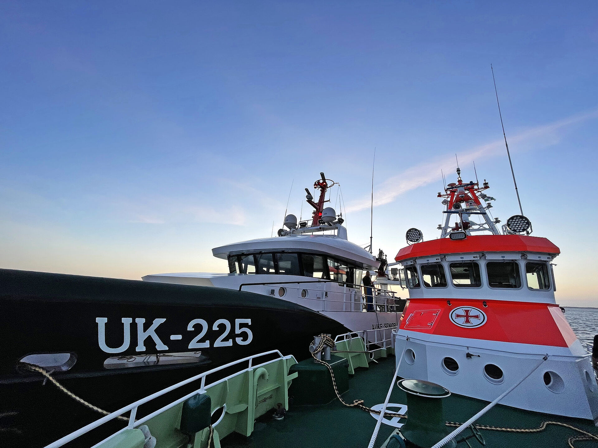 Seenotretter im Einsatz für niederländisches 330-Tonnen-Fischereifahrzeug