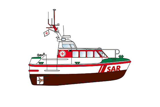 8,5-Meter-Seenotrettungsboot