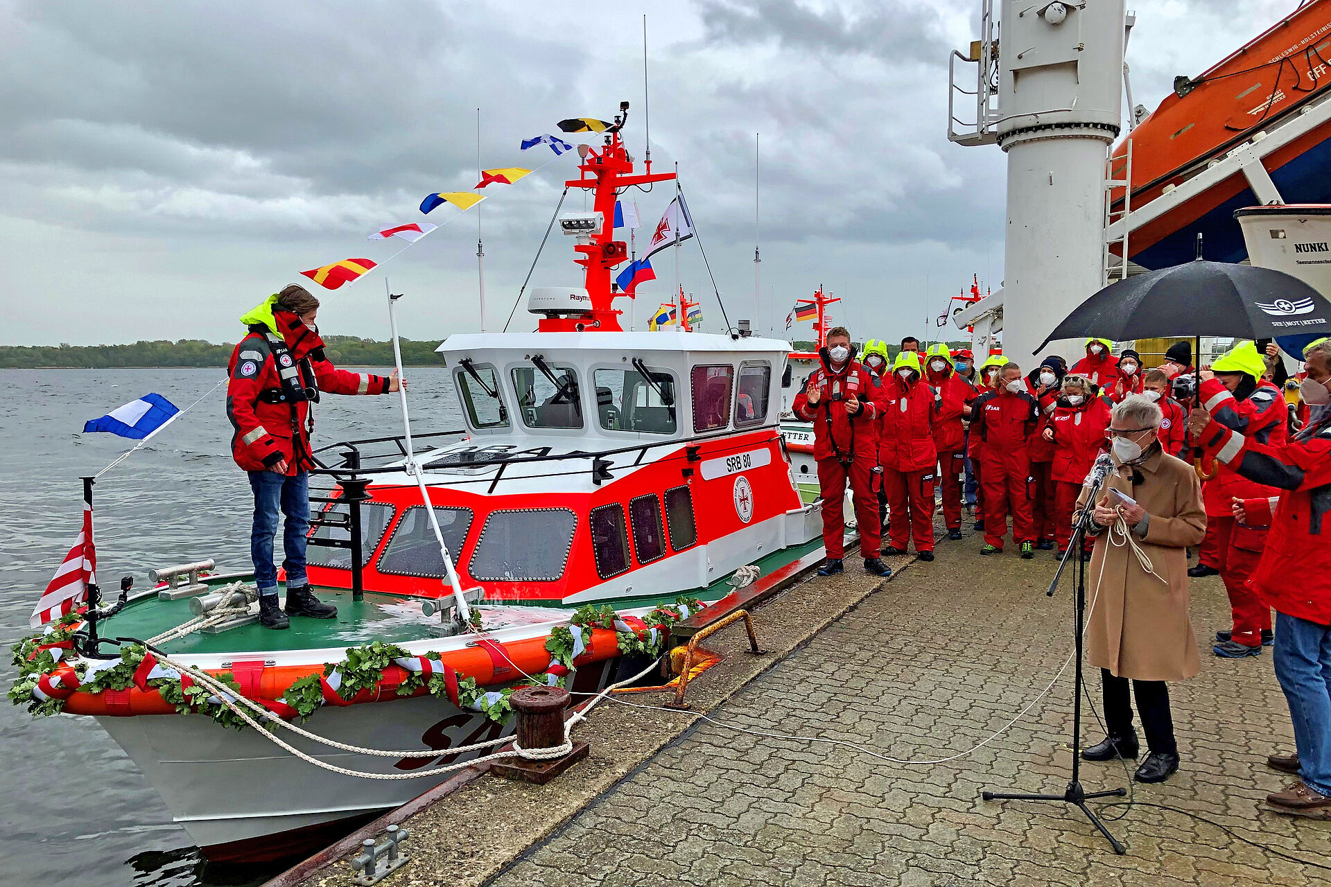 Neues Seenotrettungsboot der DGzRS-Station Travemünde heißt ERICH KOSCHUBS