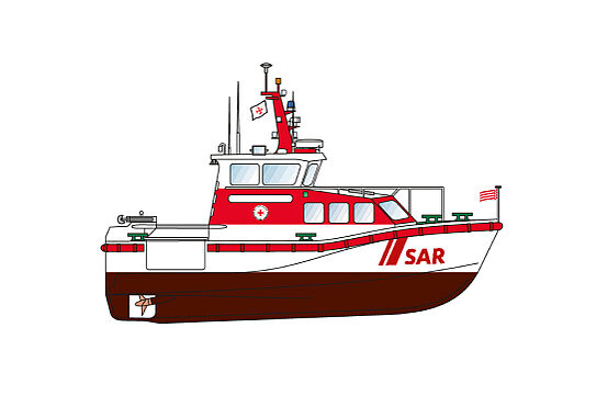 9,5-/10,1-Meter-Seenotrettungsboot