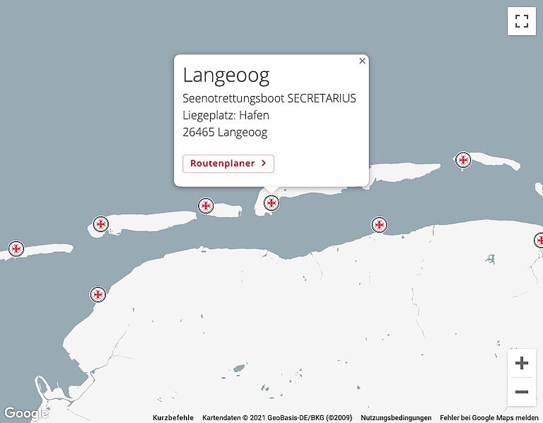 Google Maps Langeoog
