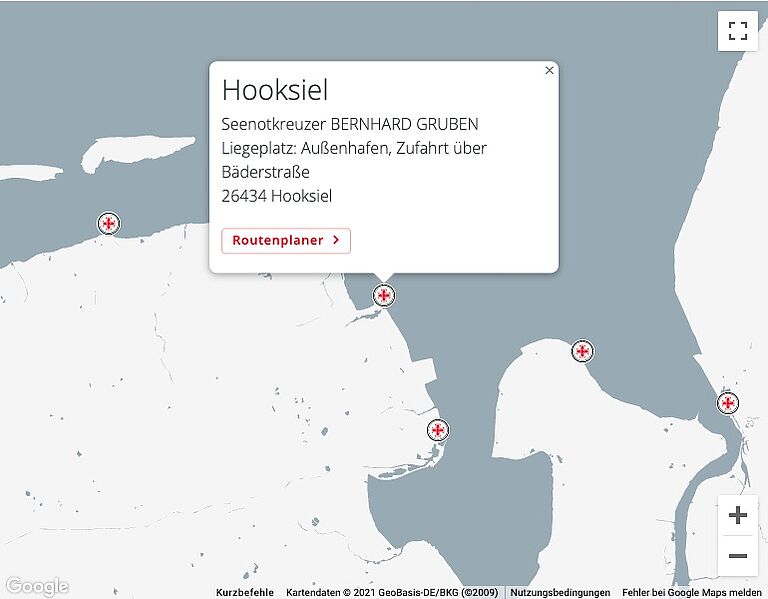 Google Maps Hooksiel