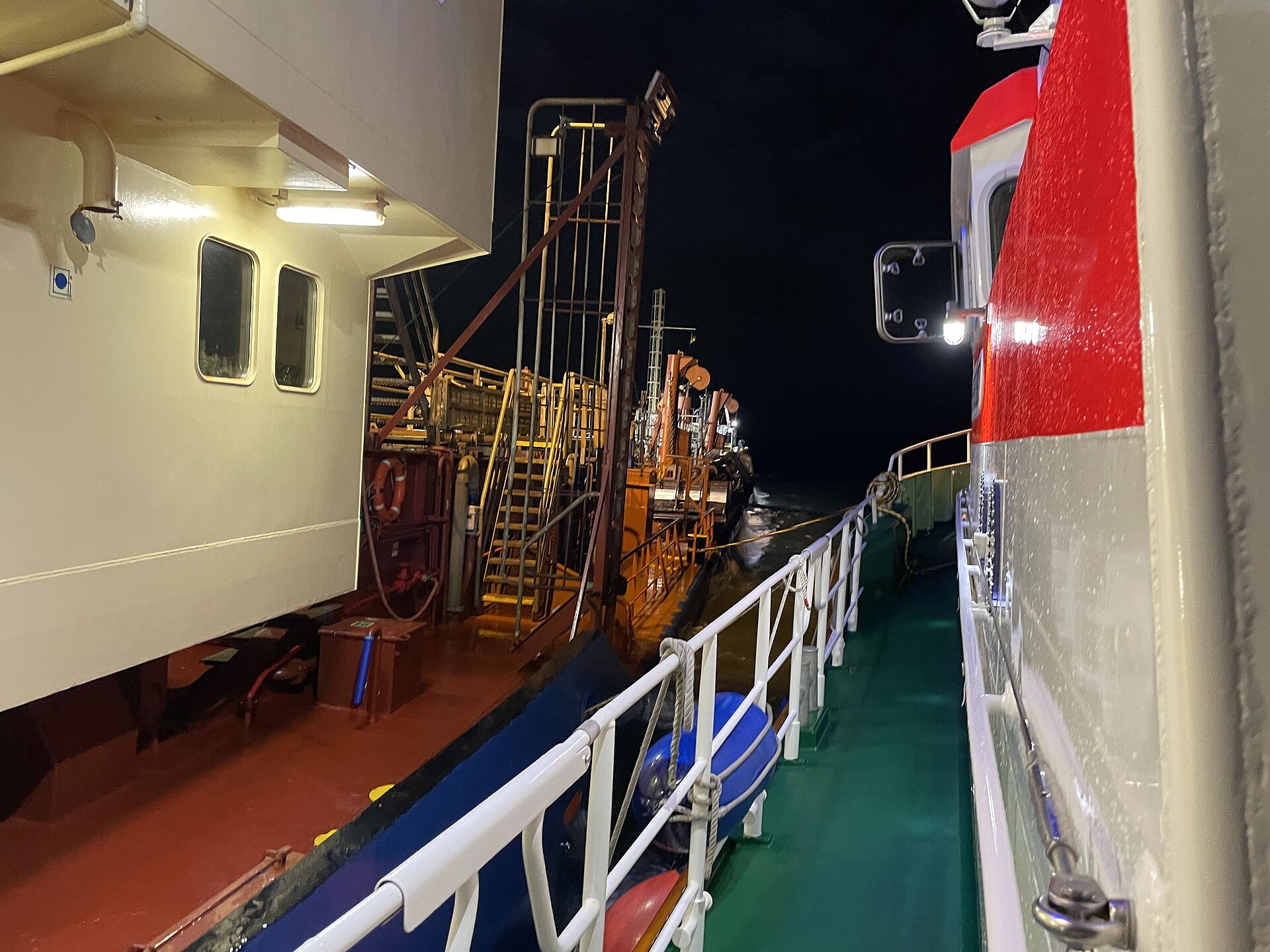 Seenotretter in der Weihnachtsnacht im Einsatz für erkrankten Baggerschiff-Kapitän