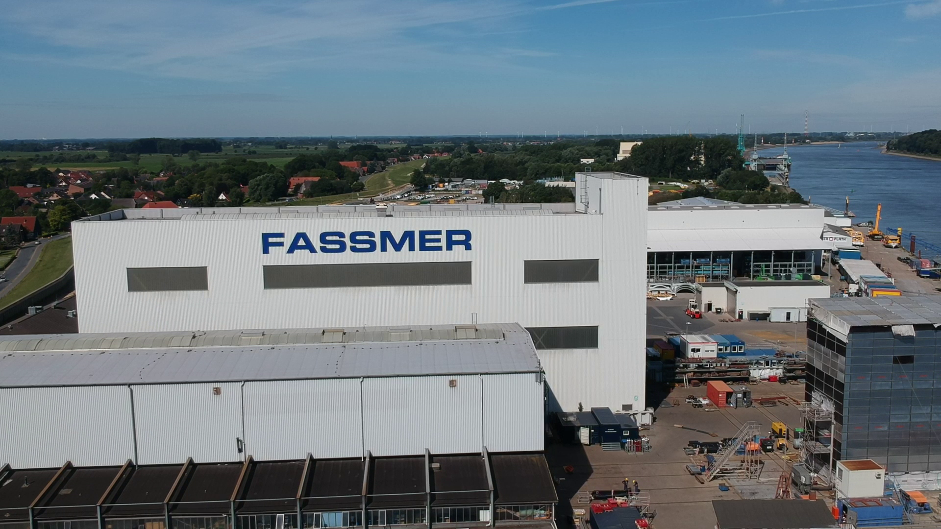 Gelände der Fassmer Werft