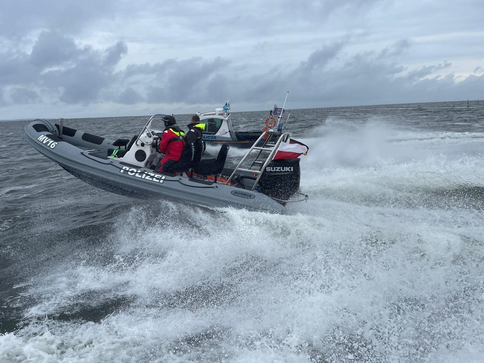  MV 16, Boot der WSPI Wolgast in Fahrt